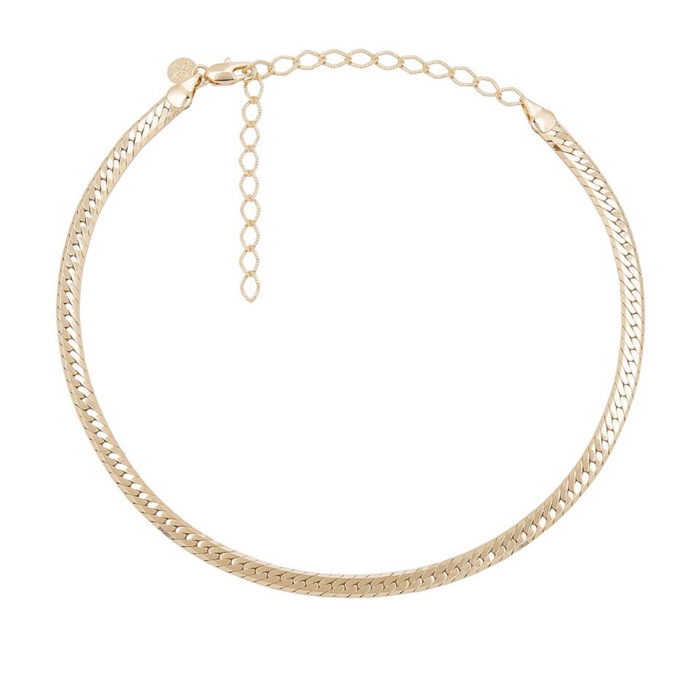 Child of Wild | Sicily Herringbone Choker in gold